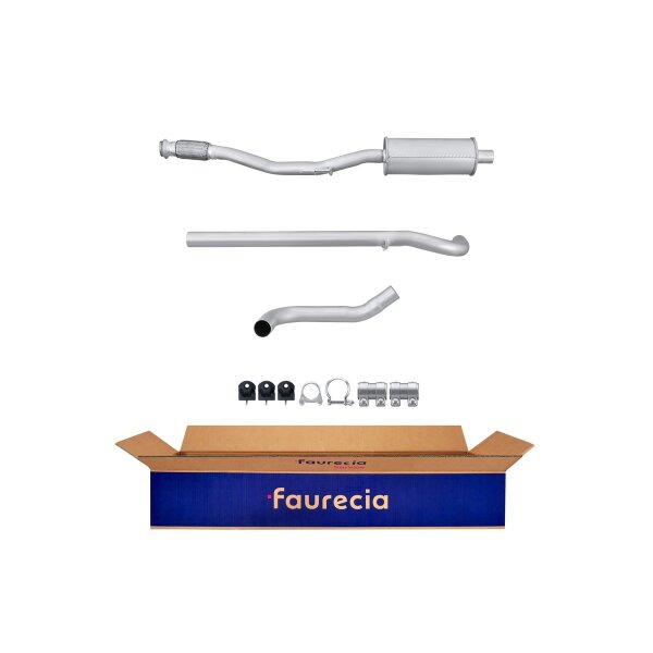 Vorschalldämpfer FAURECIA Kit Easy2Fit für u.a. CITROËN C3 Picasso