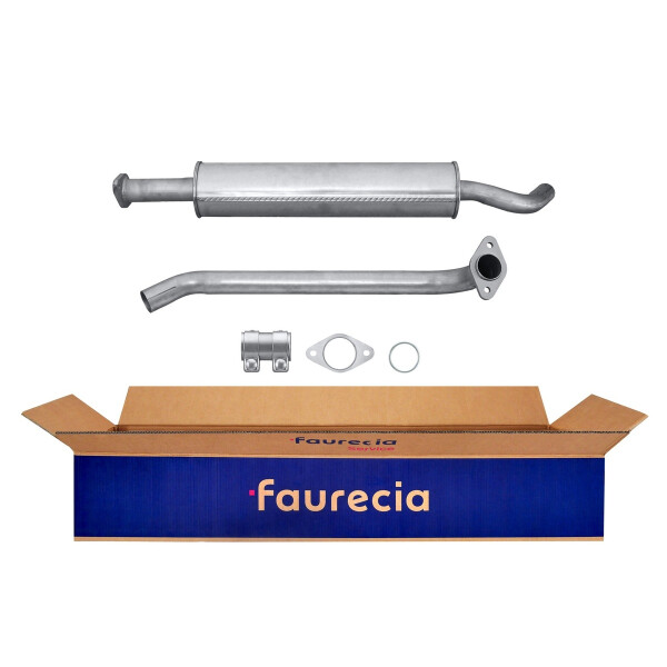 Front Muffler - Front Silencer FAURECIA Kit Easy2Fit for e.g. NISSAN Primera