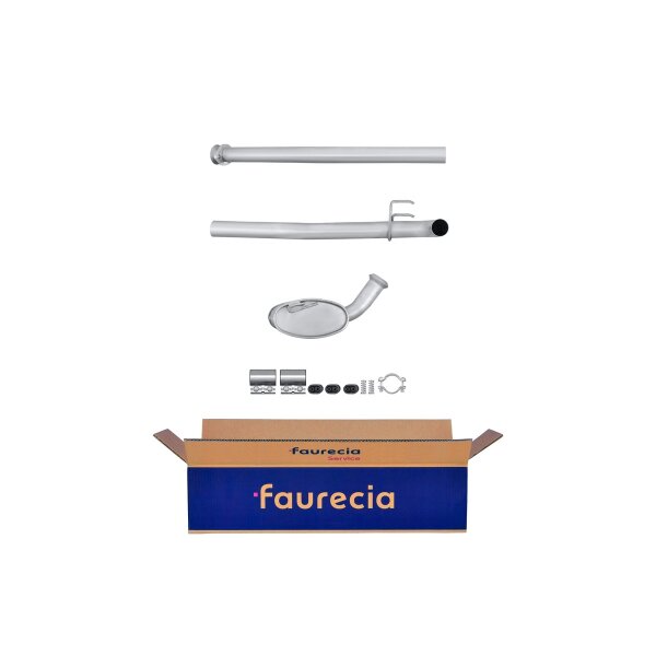 Front Silencer FAURECIA Aftermarket-Expertise fits RENAULT 21
