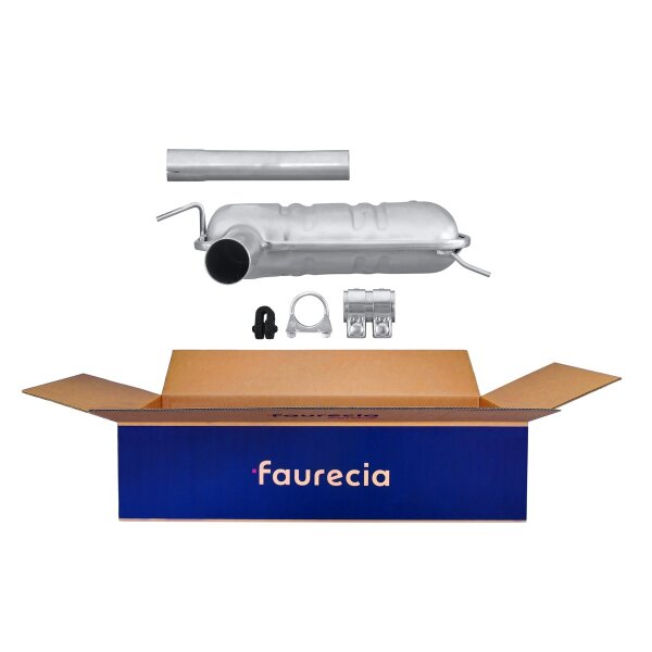 Front Muffler FAURECIA Kit Easy2Fit for e.g. RENAULT Safrane