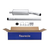 Front silencer Easy2Fit with mounting parts Hella 2-piece...