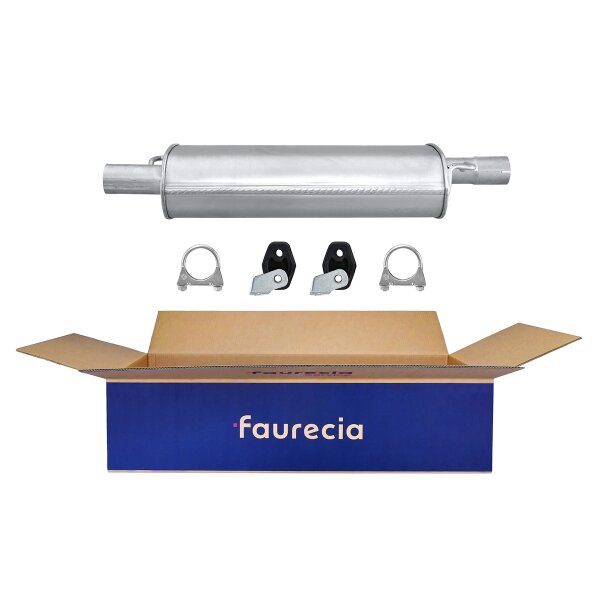 Front Muffler - Front Silencer Exhaust System FAURECIA Kit Easy2Fit