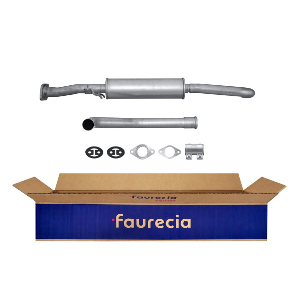 Center Muffler - Centre Silencer FAURECIA Kit Easy2Fit for e.g. ROVER 200