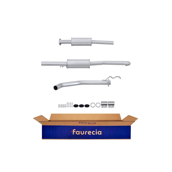 Center Muffler - Centre Silencer FAURECIA Kit Easy2Fit for HONDA Concerto