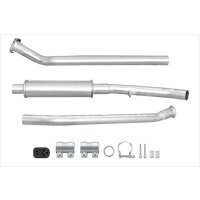 Centre silencer Easy2Fit with mounting parts HELLA for CITROEN BERLINGO PEUGEOT