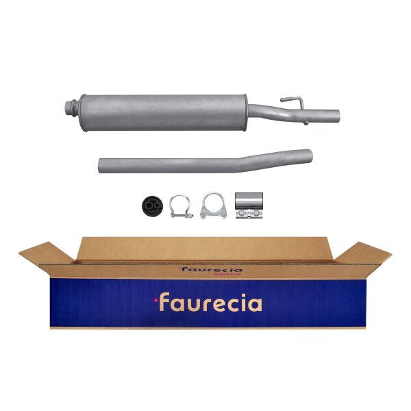 Mittelschalldämpfer Auspuff Exhaust System FAURECIA Kit Easy2Fit