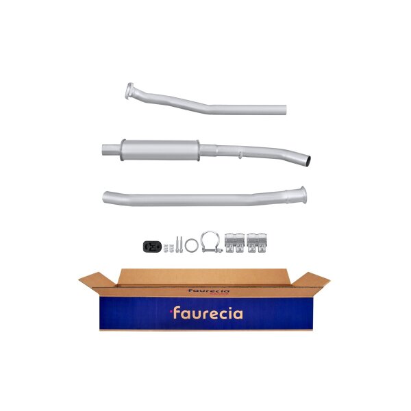 Centre Muffler FAURECIA Kit Easy2Fit for e.g. CITROËN Berlingo