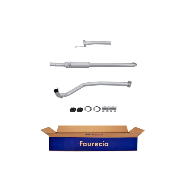 Mittelschalldämpfer FAURECIA Kit Easy2Fit für KIA Pride Kombi