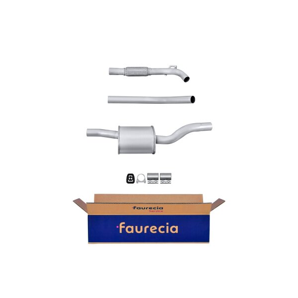 Mittelschalldämpfer FAURECIA Kit Easy2Fit für u.a. AUTOBIANCHI Y10