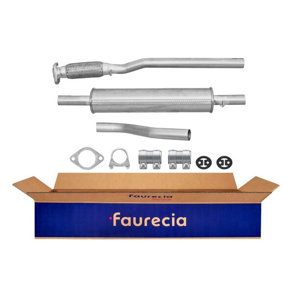 Mittelschalldämpfer Easy2Fit mit Anbauteilen Hella 3teilig für FIAT PUNTO (188_)