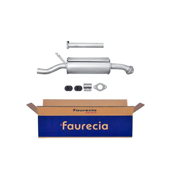 Center Muffler - Centre Silencer Exhaust System FAURECIA Kit Easy2Fit