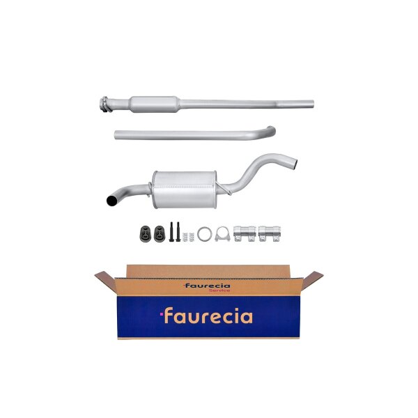 Mittelschalldämpfer FAURECIA Kit Easy2Fit für FORD Fiesta III