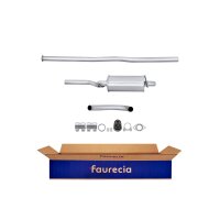 Center Muffler - Centre Silencer FAURECIA Kit Easy2Fit...