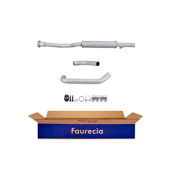 Mittelschalldämpfer FAURECIA Kit Easy2Fit für u.a. FORD Escort V