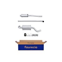 Center Muffler - Centre Silencer FAURECIA Kit Easy2Fit...