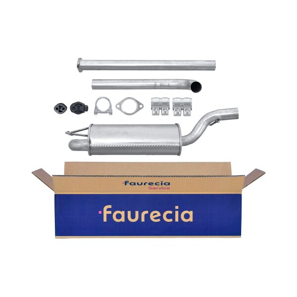 Center Muffler - Centre Silencer FAURECIA Kit Easy2Fit for e.g. FORD C-Max
