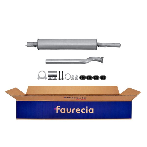Mittelschalldämpfer FAURECIA Kit Easy2Fit für u.a. OPEL Astra F