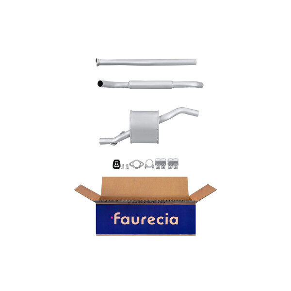 Center Muffler - Centre Silencer FAURECIA Kit Easy2Fit for AUTOBIANCHI Y10