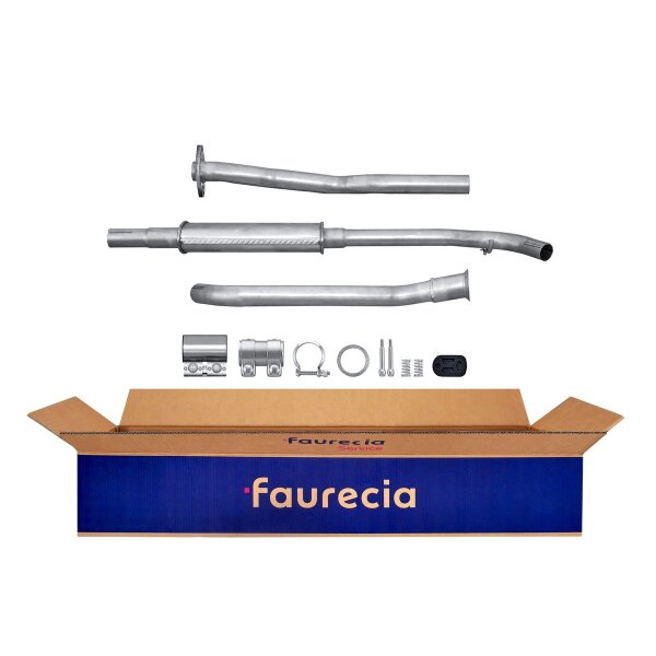 Center Muffler - Centre Silencer FAURECIA Kit Easy2Fit for PEUGEOT 106