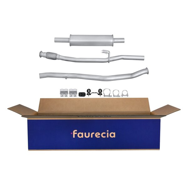Mittelschalldämpfer FAURECIA Kit Easy2Fit für PEUGEOT 206 Schrägheck