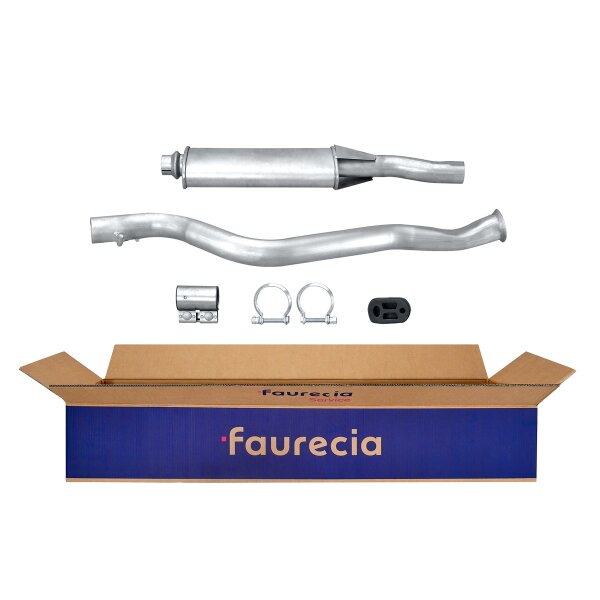 Center Muffler - Centre Silencer FAURECIA Kit Easy2Fit for PEUGEOT 106