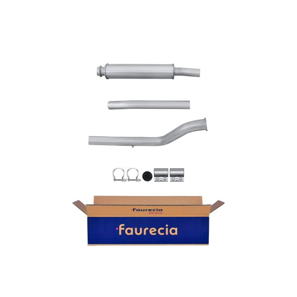 Mittelschalldämpfer Easy2Fit mit Anbauteilen HELLA für PEUGEOT 406 (8B) Break