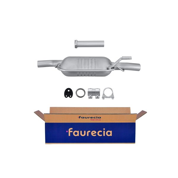 Centre Muffler FAURECIA Kit Easy2Fit for e.g. MERCEDES-BENZ 190
