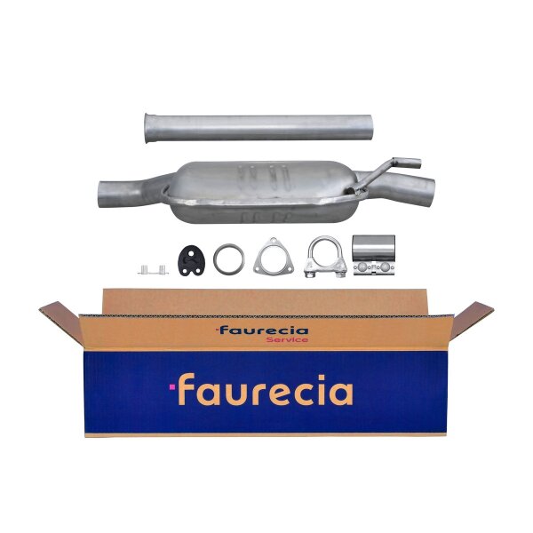 Centre Muffler FAURECIA Kit Easy2Fit for e.g. MERCEDES-BENZ 124