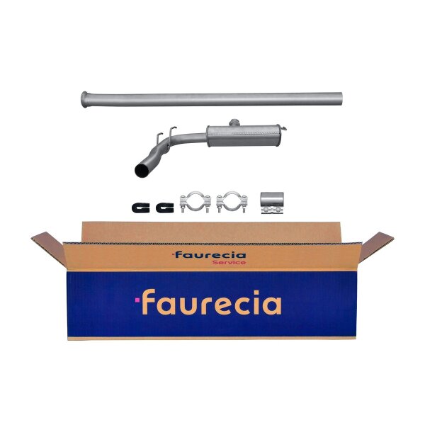 Center Muffler - Centre Silencer FAURECIA Kit Easy2Fit for RENAULT 21