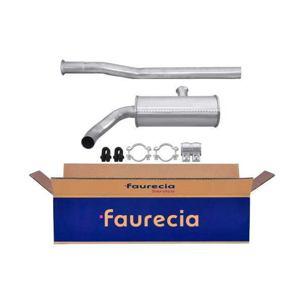 Centre Muffler FAURECIA Kit Easy2Fit for e.g. RENAULT Laguna