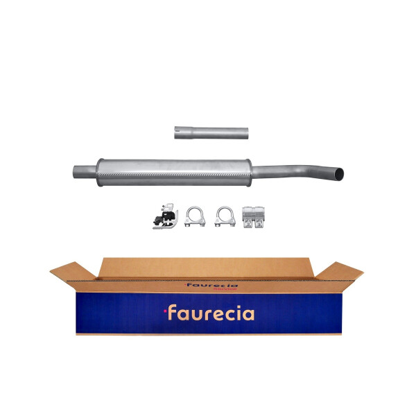 Centre Muffler FAURECIA Kit Easy2Fit for e.g. RENAULT Grand Scénic