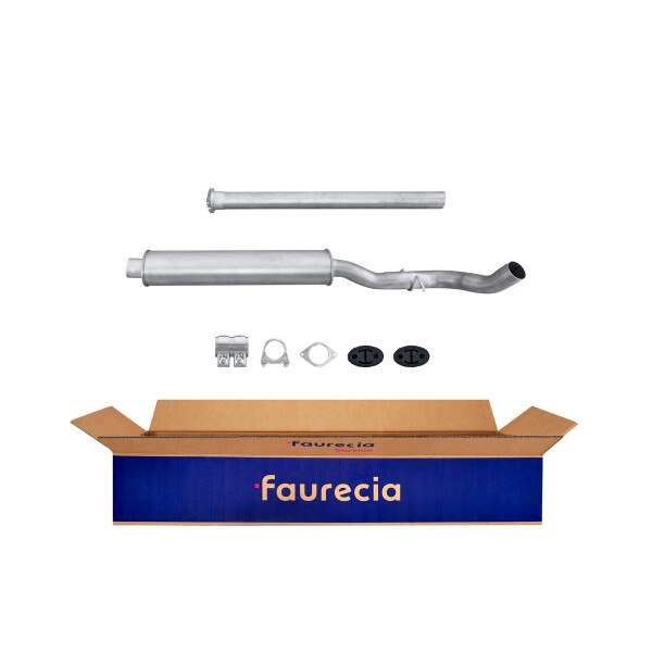 Center Muffler - Centre Silencer FAURECIA Kit Easy2Fit for e.g. VOLVO S80