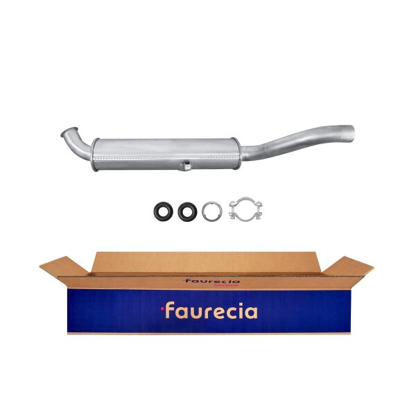 Endschalldämpfer Auspuff FAURECIA Kit Easy2Fit für u.a. AUDI 80