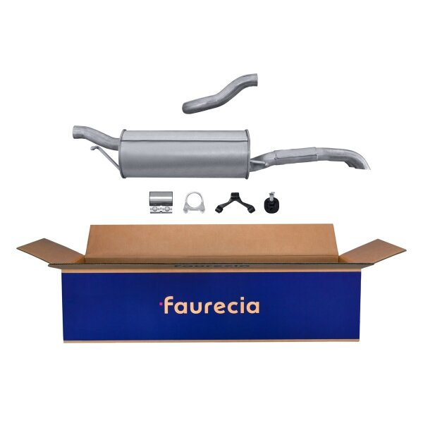 Endschalldämpfer Auspuff FAURECIA Kit Easy2Fit für u.a. AUDI A4