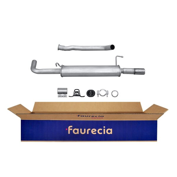 Endschalldämpfer Auspuff FAURECIA Kit Easy2Fit für u.a. AUDI 80
