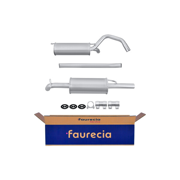 Rear Muffler - Rear Silencer FAURECIA Kit Easy2Fit for ROVER 200