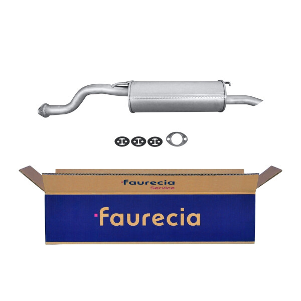 Rear Muffler - Rear Silencer FAURECIA Kit Easy2Fit for e.g. ROVER 45