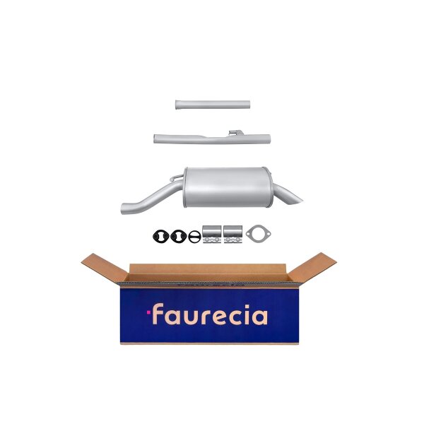 Rear Muffler - Rear Silencer FAURECIA Kit Easy2Fit for BMW 3 Series