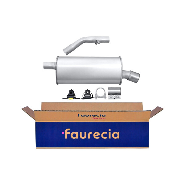 Endschalldämpfer Auspuff FAURECIA Kit Easy2Fit für CITROËN C2