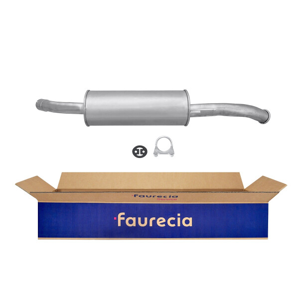 Endschalldämpfer Auspuff Exhaust System FAURECIA Kit Easy2Fit