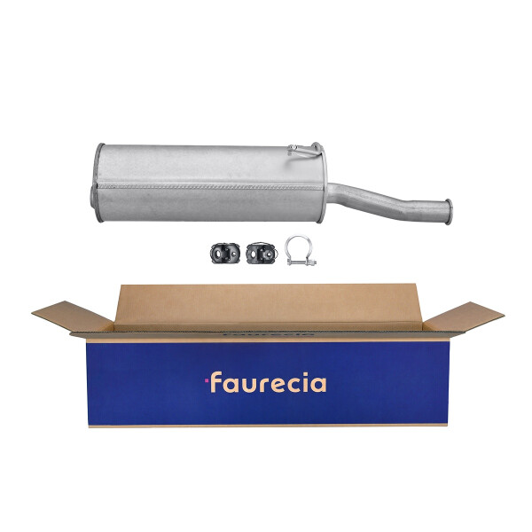 Rear Muffler FAURECIA Kit Easy2Fit for e.g. CITROËN Xsara Picasso
