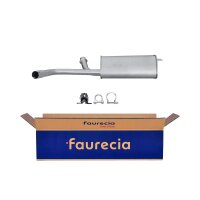 Rear Muffler - Rear Silencer Exhaust System FAURECIA Kit...