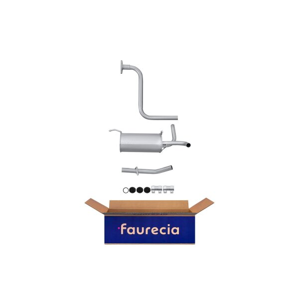 Endschalldämpfer FAURECIA Kit Easy2Fit für u.a. DAEWOO Matiz