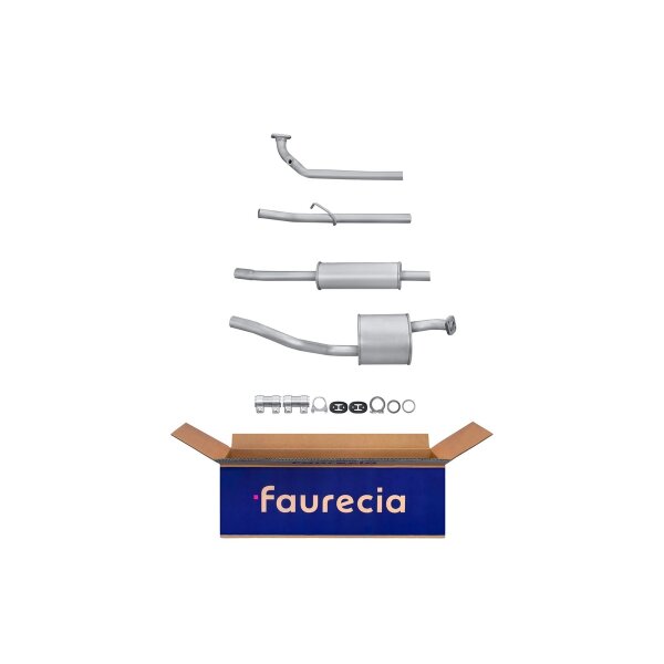 Endschalldämpfer Easy2Fit mit Anbauteilen HELLA für DAIHATSU CUORE V (L7_)