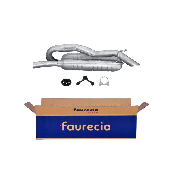 Endschalldämpfer Auspuff FAURECIA Kit Easy2Fit für u.a. FIAT Brava
