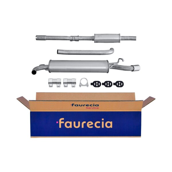 Endschalldämpfer FAURECIA Kit Easy2Fit für FIAT Seicento/600