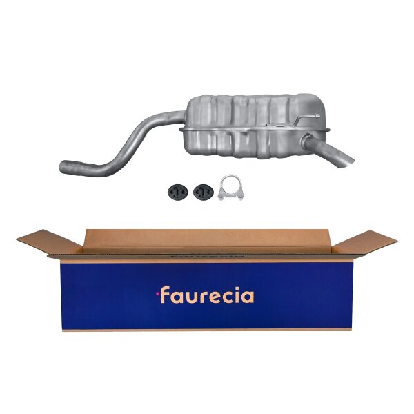 Rear Muffler - Rear Silencer FAURECIA Kit Easy2Fit for FIAT Punto