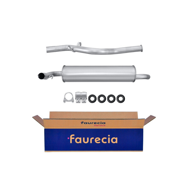 Endschalldämpfer Auspuff Exhaust System FAURECIA Kit Easy2Fit