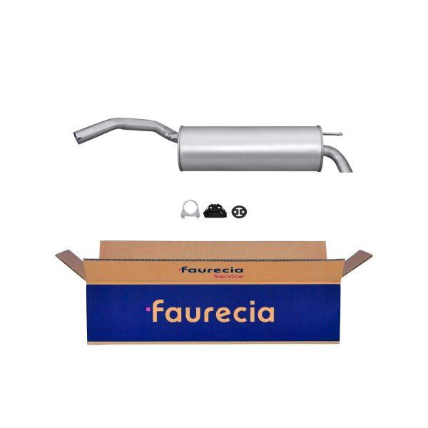 Rear Muffler - Rear Silencer FAURECIA Kit Easy2Fit for FIAT Stilo