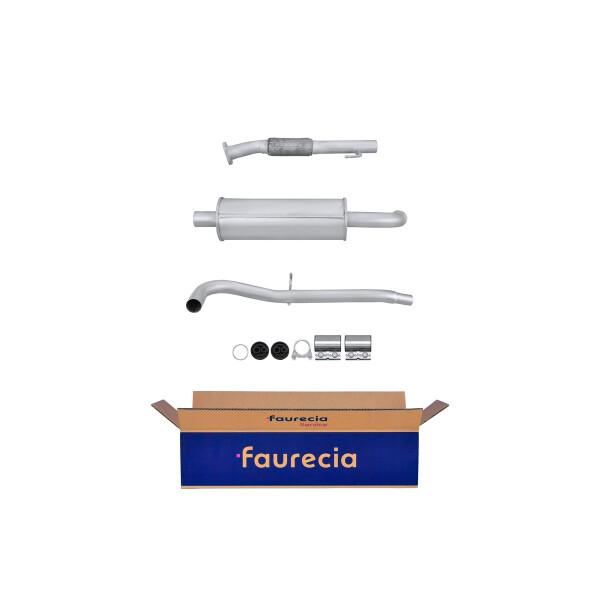 Endschalldämpfer Auspuff FAURECIA Kit Easy2Fit für FIAT Doblo